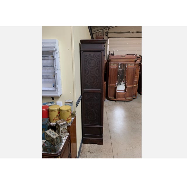 Brown Antique Chinese Sideboard in Oak, 1880 For Sale - Image 8 of 10