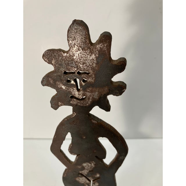 Vintage Outsider Art Female Sculpture For Sale - Image 4 of 5