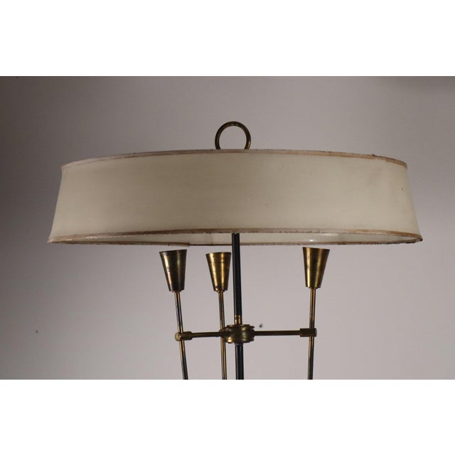 Vintage Floor Lamp in Metal and Brass from Arlus, 1960s For Sale - Image 17 of 18