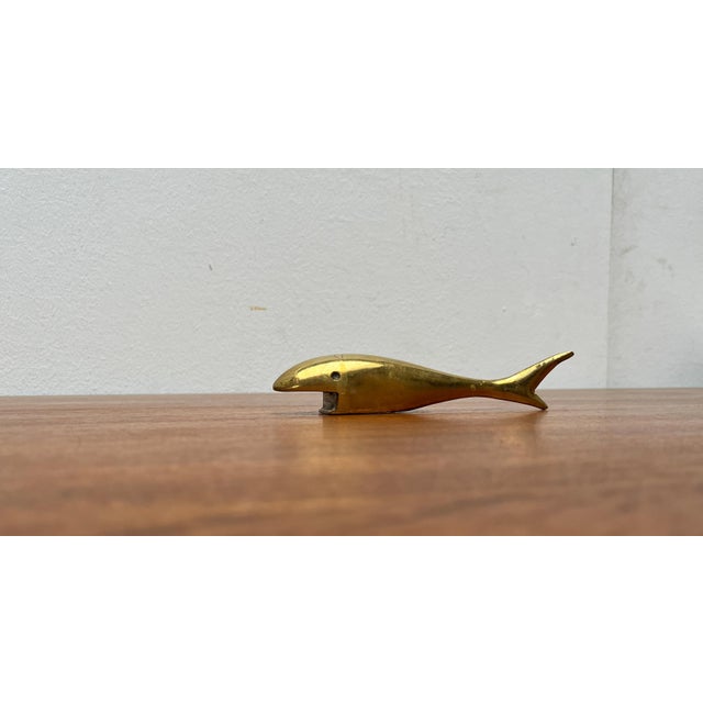 Mid-Century Fish Bottle Opener in Brass, 1960s For Sale - Image 11 of 14