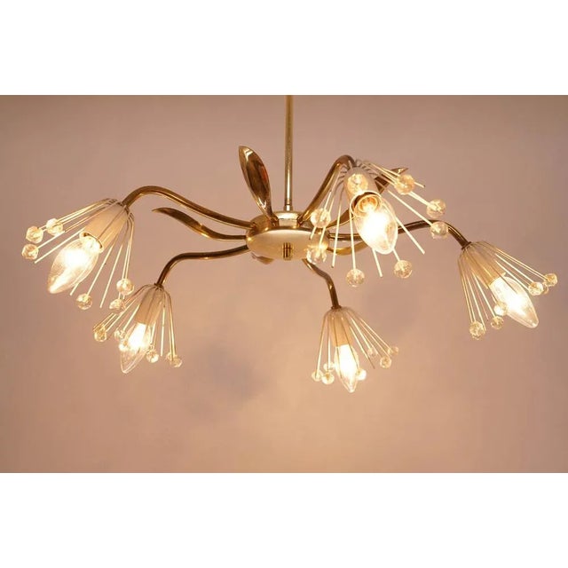 Mid-Century Modern Mid-Century Chandelier by Emil Stejnar for Rupert Nikoll For Sale - Image 3 of 9