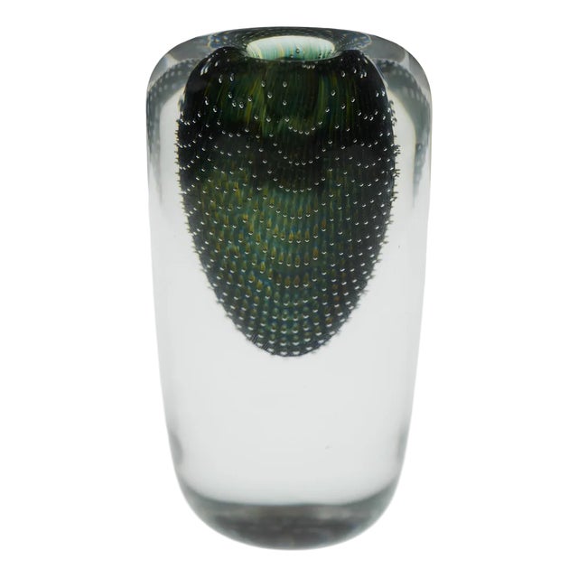 Art Glass Kraka Vase by Sven Palmqvist for Orrefors For Sale