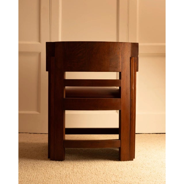 Brown Anthroposophical Armchairs, 1930s, Set of 2 For Sale - Image 8 of 9