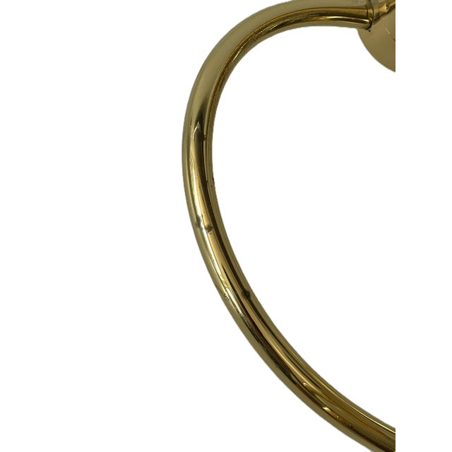 Gold Mid-Century Brass 10-Light Chandelier from Honsel Leuchten, Germany, 1970s For Sale - Image 8 of 10