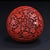 Chinese Vintage Chinese Cinnabar Lacquer Round Box – Carved Floral Motif, Jewelry Trinket Box For Sale - Image 3 of 11