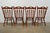 Wood Vintage Tell City Early American Colonial Solid Wood Dining Chairs (Set of 8) For Sale - Image 7 of 17