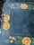 Rustic European Antique French Hand-Painted Floral Toleware Tray For Sale - Image 3 of 10