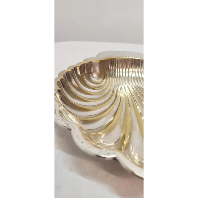 Spanish Shell-Shaped Brass Tray, 1970s For Sale - Image 3 of 9