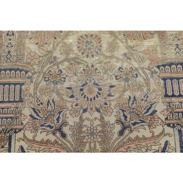 Late 19th Century Antique Mohtasham Kashan Rug 6'9'' x 9'7'' For Sale - Image 9 of 12