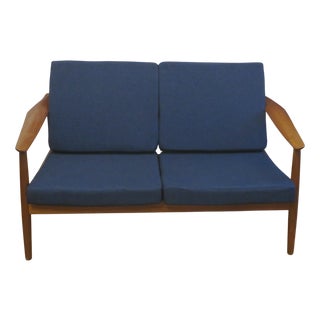 FD 164 Two-Seater Sofa in Teak by Arne Vodder for France and Son, 1960s For Sale