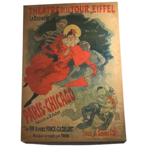 ‘La Bodinière’ Théatre De La Tour Eiffel Original Art Nouveau Poster