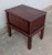 Wood Vintage Allen Classics Mahogany Side Table Cabinet With 3 Tray Tables For Sale - Image 7 of 11