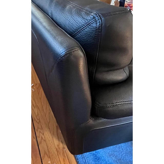 Roche Bobois Leather Sofa For Sale In Los Angeles - Image 6 of 12