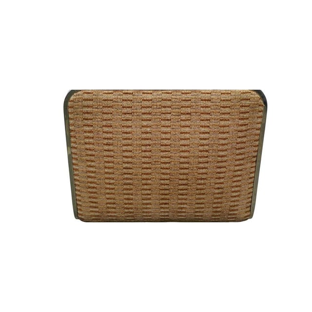 Metal Mid Century Modern Upholstered Chrome Cantilever Dining Chairs- A Pair For Sale - Image 7 of 7