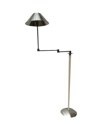 Postmodern Floor Lamp with Swivel Arm, 1980s