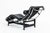 1980s Cassina Lc4 Black Leather Chaise Lounge Chair by Le Corbusier 1981 For Sale - Image 5 of 18