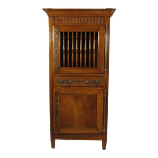 19th Century French Louis XVI Walnut Armoire For Sale