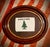 Wood Authentic Vintage American Revolutionary Flag Bicentennial 1976 an Appeal to Heaven Beautifully Presented in 19th Century Walnut Frame. For Sale - Image 7 of 7
