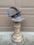 Vintage English Country Iron Garden Sundial on Classical Corinthian Pedestal For Sale - Image 11 of 11