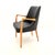 Danish Birch and Leather Armchair, 1960s For Sale - Image 4 of 8