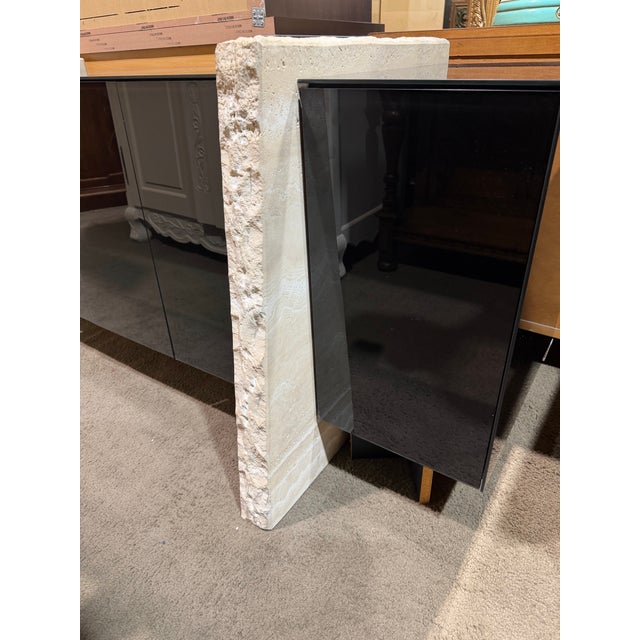 Early 21st Century Brutalist Style Tesselated Stone Buffet For Sale - Image 5 of 6
