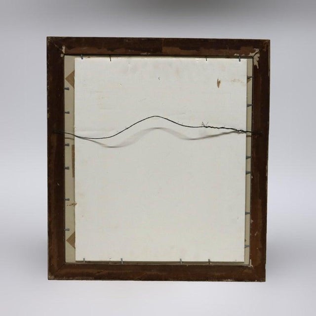 Tan Antique Photograph of Man in Military Uniform, Framed, C1860 For Sale - Image 8 of 8