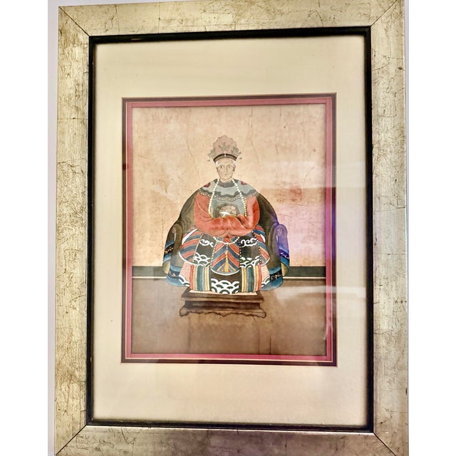 Chinese Ancestral Portrait Painting For Sale - Image 11 of 12
