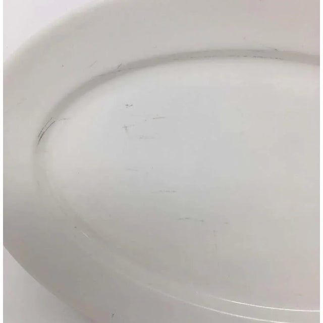 American Vintage Carr China Co. Large Ironstone Platter For Sale - Image 3 of 9