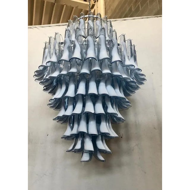 2000 - 2009 Mid-Century Round Chandelier in Murano Glass, 2000s For Sale - Image 5 of 9