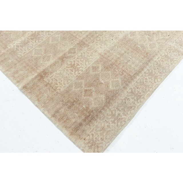 Early 21st Century Modern Samarkand Geometric Handmade Carpet by Doris Leslie Blau For Sale - Image 5 of 6