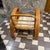 Mid Century Paul Frankl Style Bent Rattan Bamboo Three Strand Pretzel Lounge Cross Hatch Pattern For Sale - Image 4 of 8