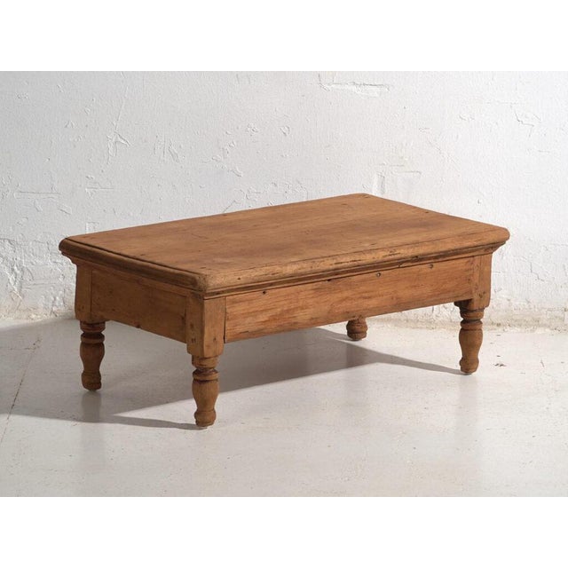 Antique Pine Low Table For Sale - Image 10 of 10