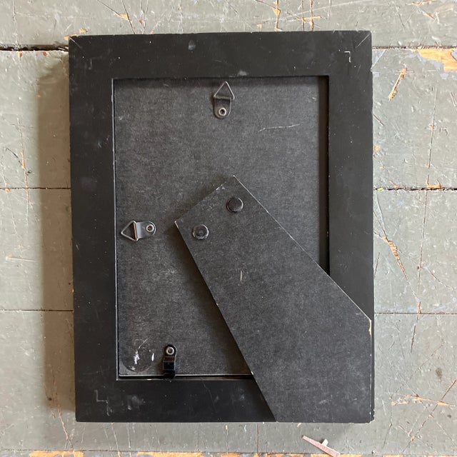 Abstract 1080’s Original Small Abstract Wayne Cunningham Ink Drawing Vintage Frame For Sale - Image 3 of 4