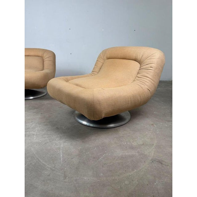Metal Mid-Century Modern Italian Lounge Armchairs, 1960s, Set of 2 For Sale - Image 7 of 10