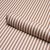 Schumacher Sample - Schumacher Mathis Ticking Stripe Wallcovering In Umber For Sale - Image 4 of 6