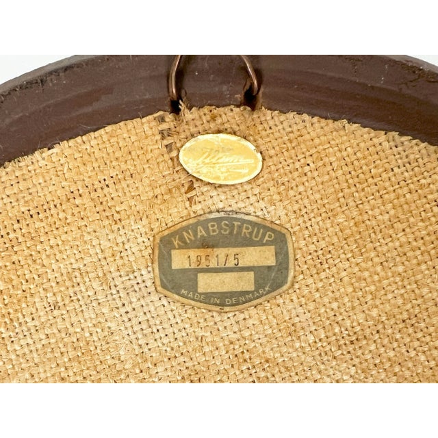 Erik Reiff Ceramic Mirror for Knabstrup Denmark For Sale - Image 9 of 12