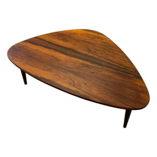 1960s Anton Kildebergs Møbelfabrik Rosewood Biomorphic Coffee Table For Sale