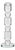 Zadie Crystal Glass Taper Candle Holder, Medium For Sale