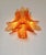 Glass Vintage Murano Six-Tier Felci Wall Sconces in Amber Glasses, 1990s, Set of 2 For Sale - Image 7 of 18