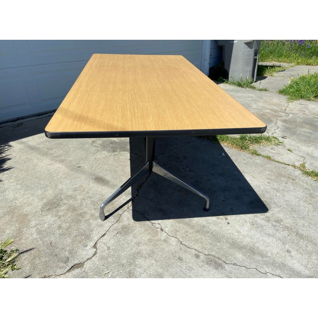2000 - 2009 Vintage Mid Century Modern Herman Miller Eames Conference Table For Sale - Image 5 of 12
