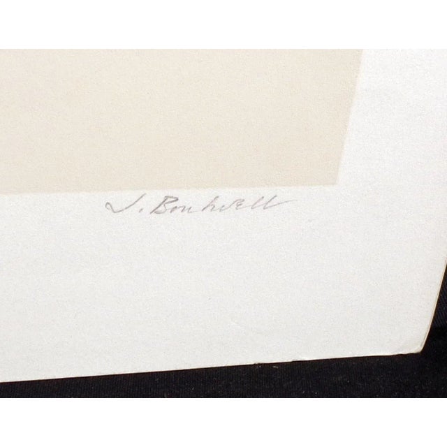 Impressionist 1980s Jim Boutwell "Intentions Iii" Hand Signed Art Serigraph Print Abstract For Sale - Image 3 of 4