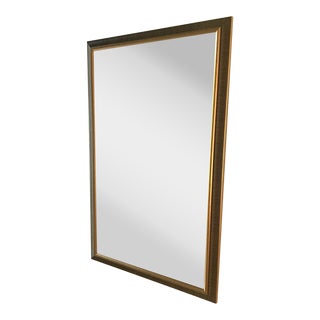 Vintage Beveled Hall Wall Mirror For Sale