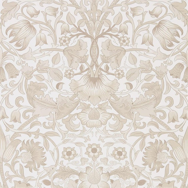 Morris & Co Pure Lodden Wallpaper in Ivory/Linen - a Sample For Sale