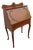 Early 1900s Solid Oak Small Secretary Desk 6669 For Sale