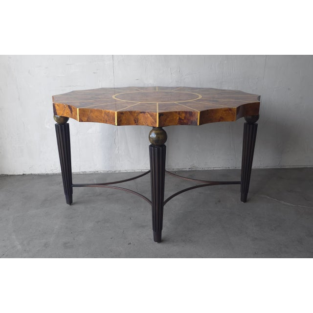 1980s 1980s NeoClassical Center or Dining Table by Maitland Smith For Sale - Image 5 of 14