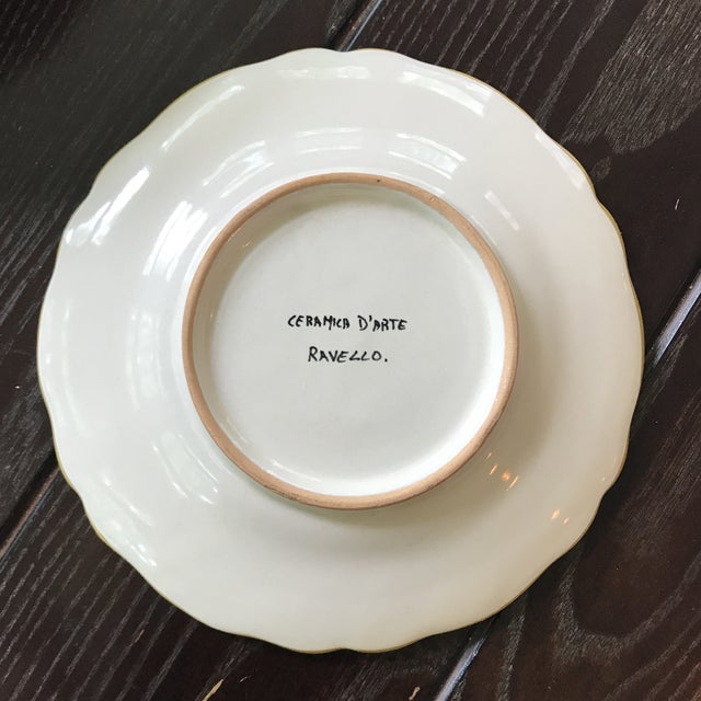 Handpainted Italian Versace Dessert Plates Set of 6 Chairish