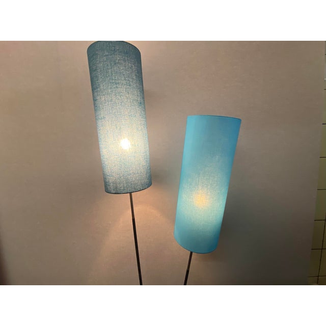 Mid-Century Floor Lamp with Two Fluorescent Spots from Richard Essig, 1960s For Sale - Image 12 of 18