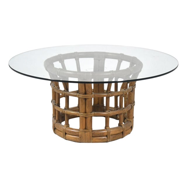 Brown Jordan Rattan Coffee Table For Sale