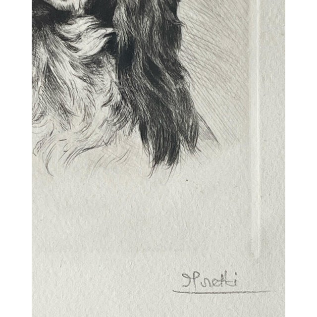 Figurative Vintage Portrait of an English Setter Sign by the Artist For Sale - Image 3 of 6