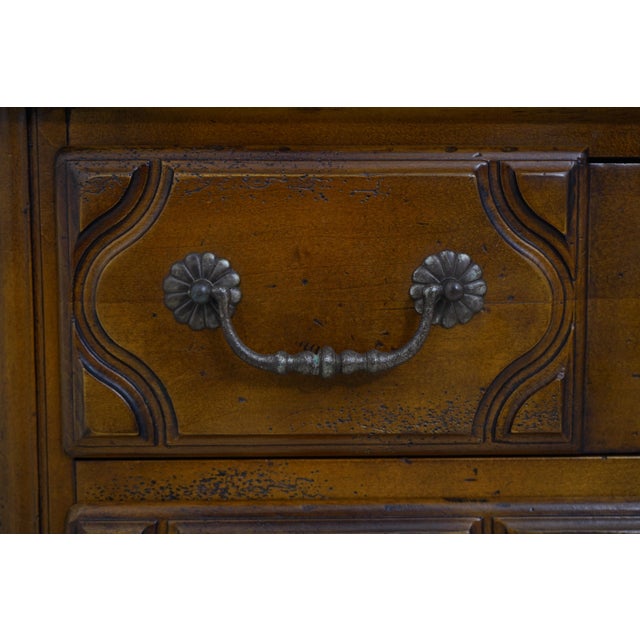 Pair Henredon Pierre Deux 3 Drawer Nightstands For Sale - Image 9 of 12